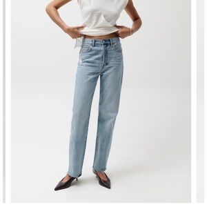 pistola Light Blue Straight Leg Jeans